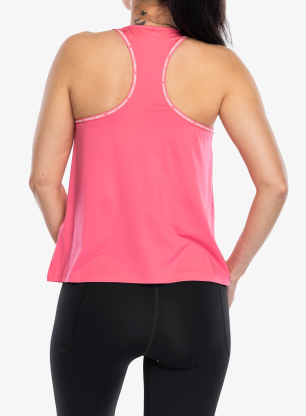 Top damski Under Armour Tech Knockout Tank - super pink/white