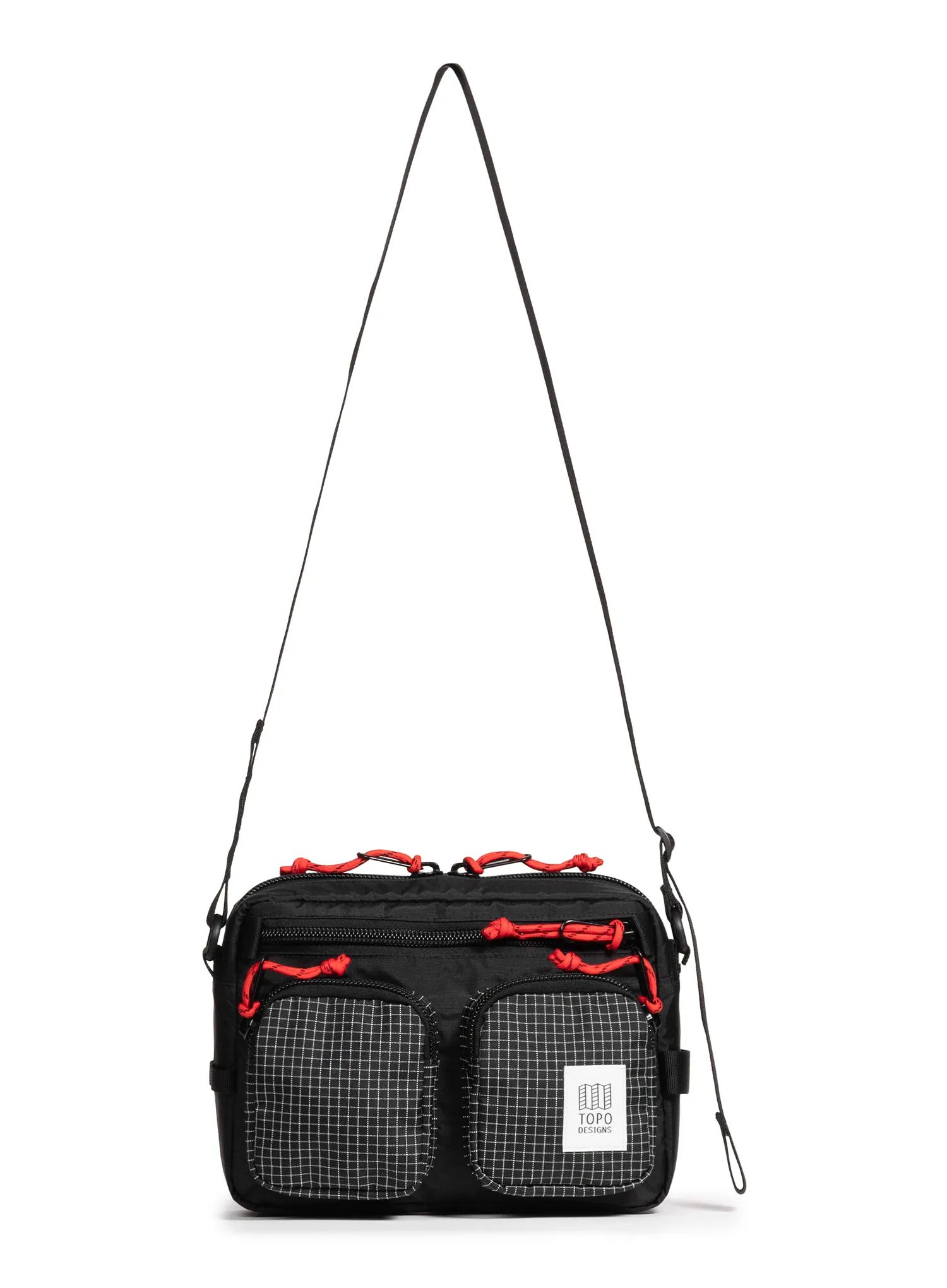 Brašna na rameno Topo Designs Block Bag - black/grid