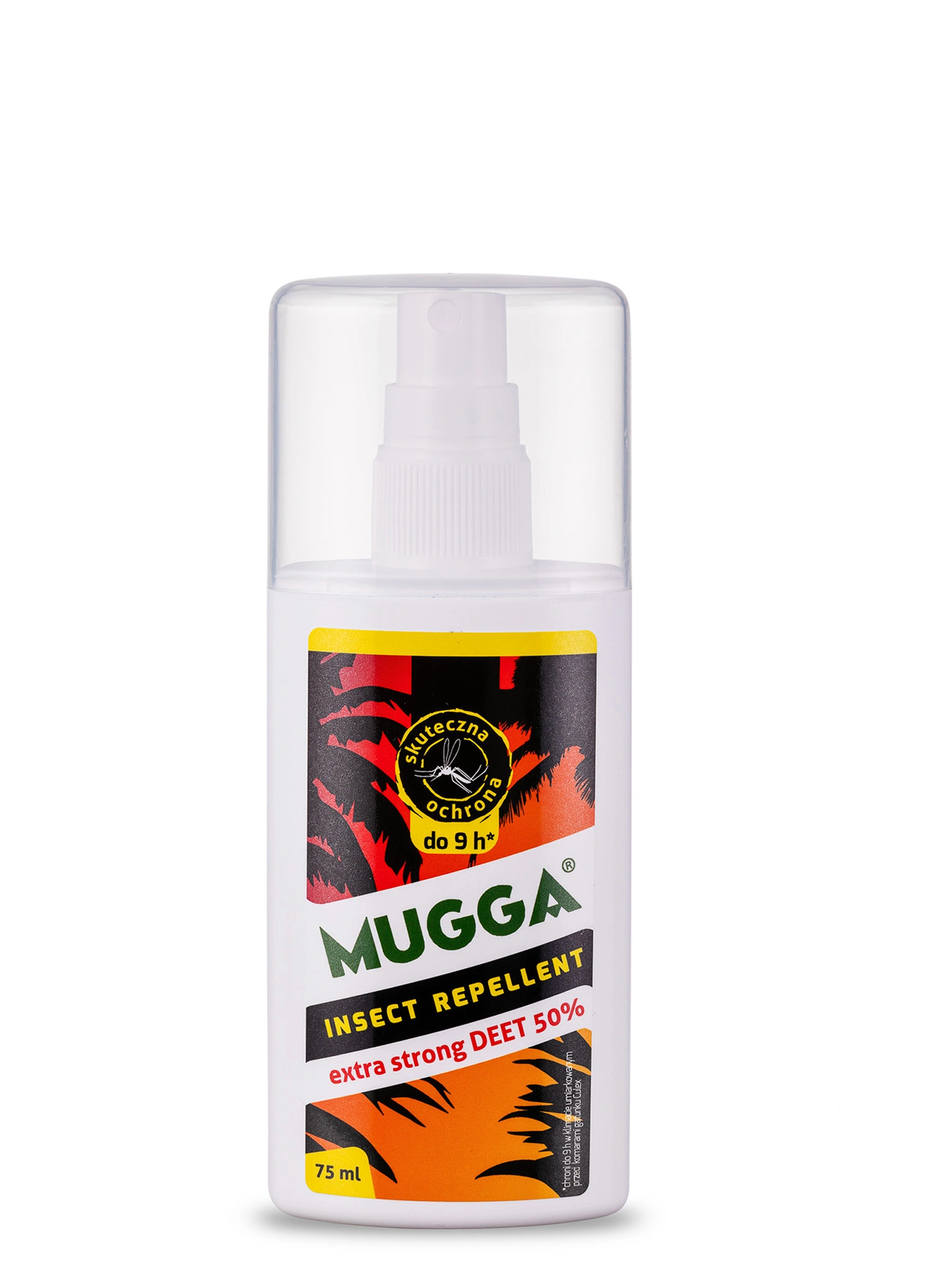 Zestaw MUGGA Spray Extra Strong DEET 50% 75 ml 5-pack