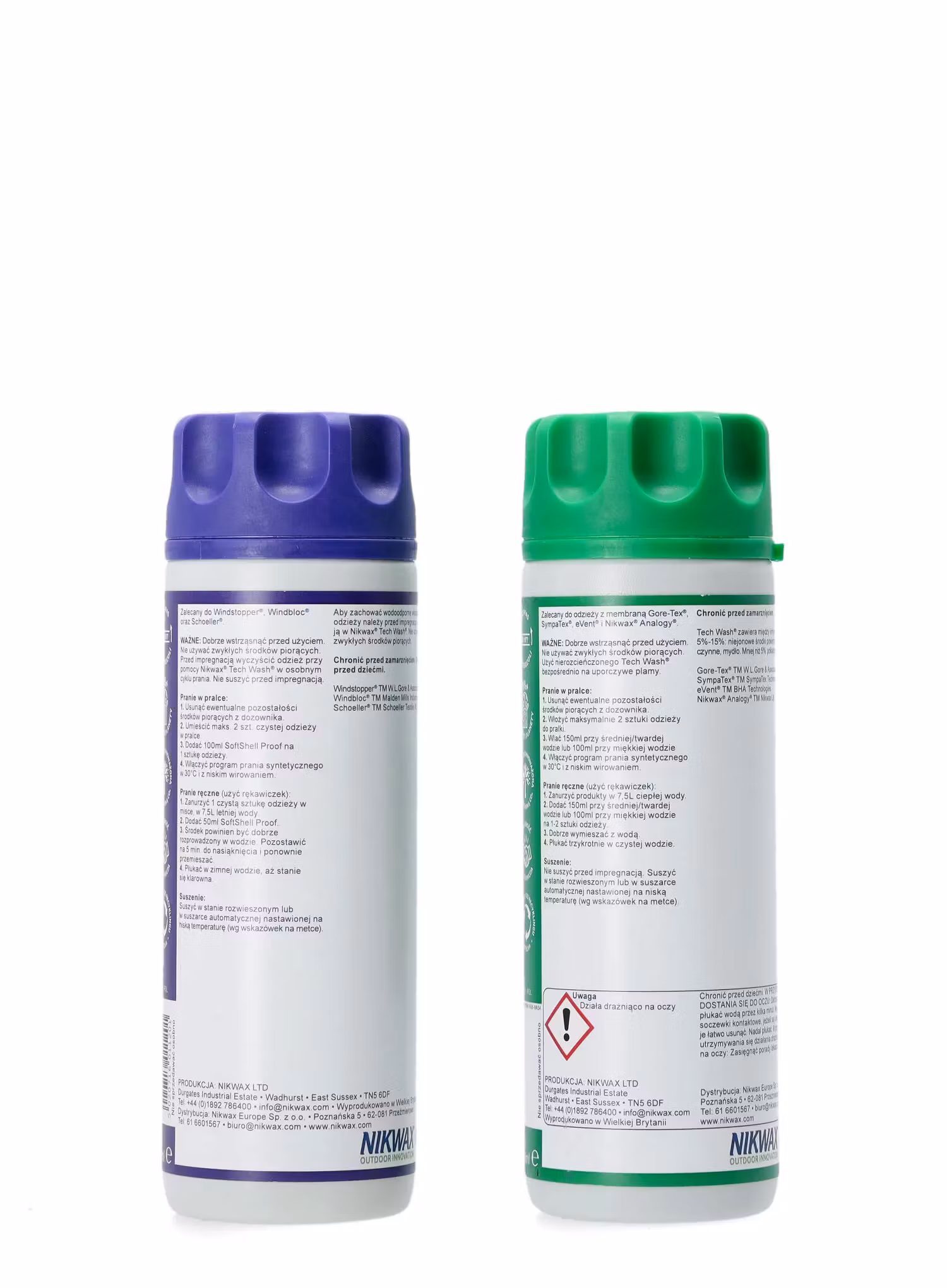 Zestaw Nikwax Twin Pack: Tech Wash + Softshell Proof 300ml
