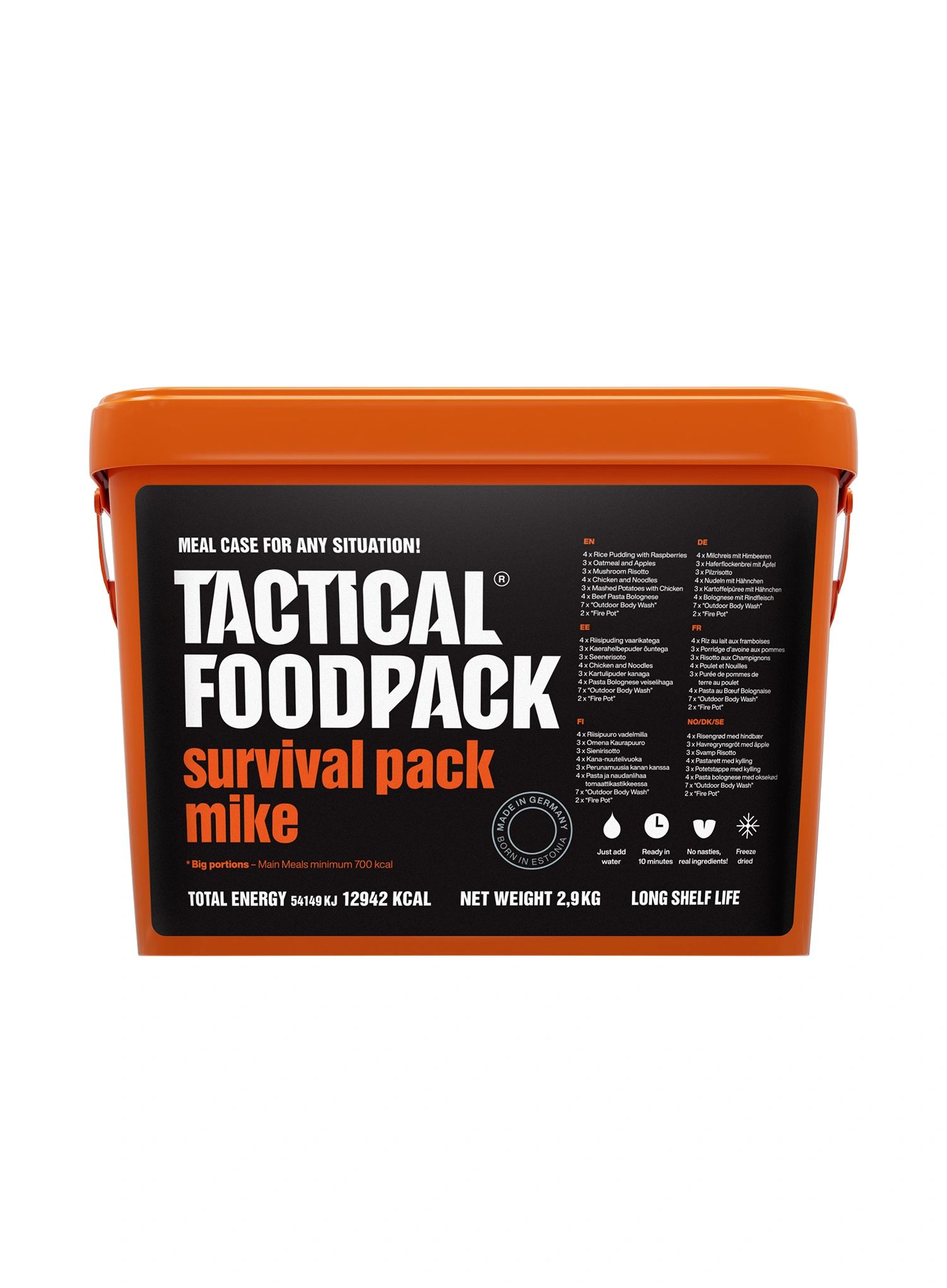Sada Tactical Foodpack Survival Pack Mike